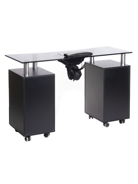 Manikűr asztal + abszorber BD-3425-1+P Fekete