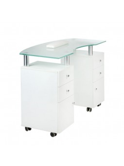 BD-3453 stolek na manikúru, BÍLÝ