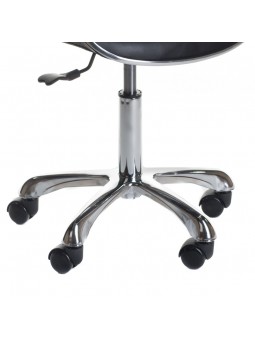 Cosmetic stool with backrest BD-9933 Black