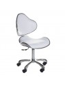 Cosmetic stool with backrest BD-9933 White