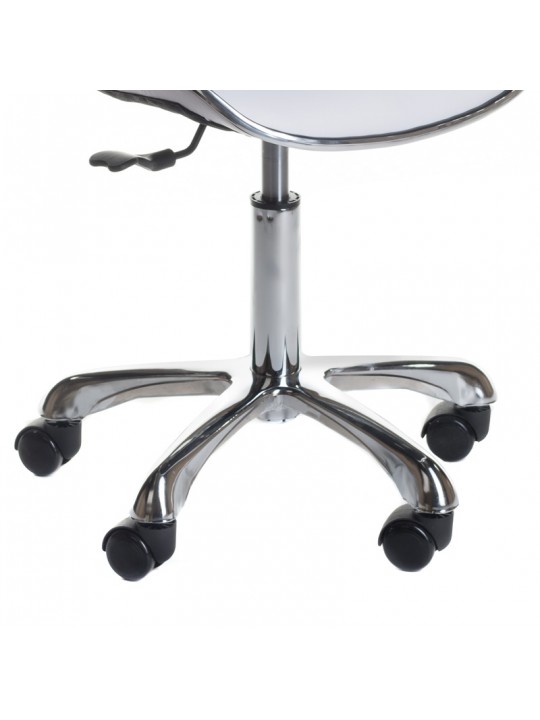 Cosmetic stool with backrest BD-9933 White