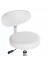 Cosmetic stool with backrest BD-9934 white