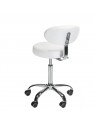 Cosmetic stool with backrest BD-9934 white