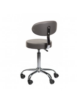 Taboret kosmetyczny z opar. BD-9934 szary