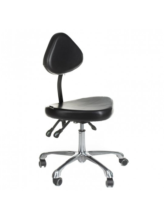 Rotary tattoo stool with backrest ATTE INKOO