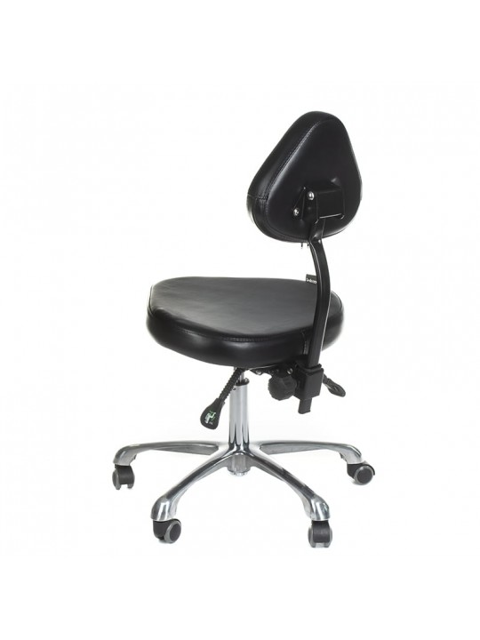 Rotary tattoo stool with backrest ATTE INKOO