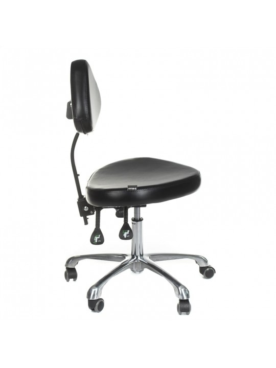Rotary tattoo stool with backrest ATTE INKOO