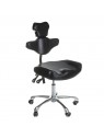 MIKA INKOO swivel tattoo artist's stool with backrest