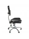 MIKA INKOO swivel tattoo artist's stool with backrest