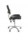 MIKA INKOO swivel tattoo artist's stool with backrest