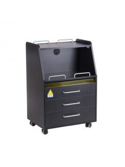 BD-T601 kozmetikai szekrény, fekete