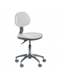 Taboret medyczny z oparciem BD-Y942 Biały