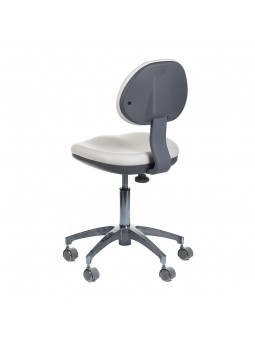 Taboret medyczny z oparciem BD-Y942 Biały