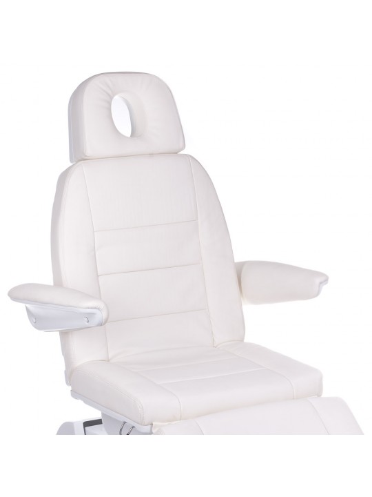 Elektryczny fotel kosmetyczny Bologna BG-228 biały