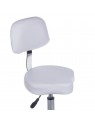 Cosmetic stool with backrest BH-7268 White