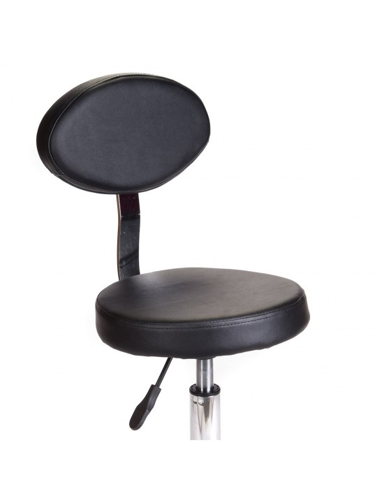 Cosmetic stool with backrest BH-7289 Black