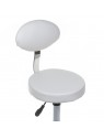 Cosmetic stool with backrest BH-7289 White