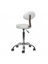 Cosmetic stool with backrest BH-7289 White