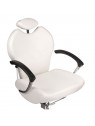 Fotel do pedicure z masażerem stóp BR-2301 biały