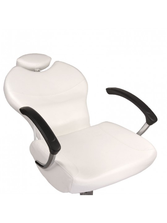 Fotel do pedicure z masażerem stóp BR-2301 biały