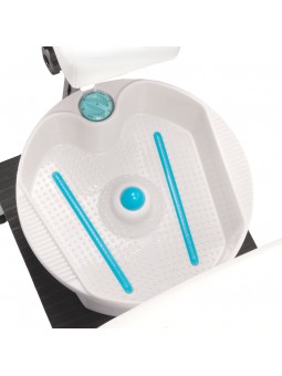 BR-2301 balta pedikiūro kėdė su pėdų masažuokliu