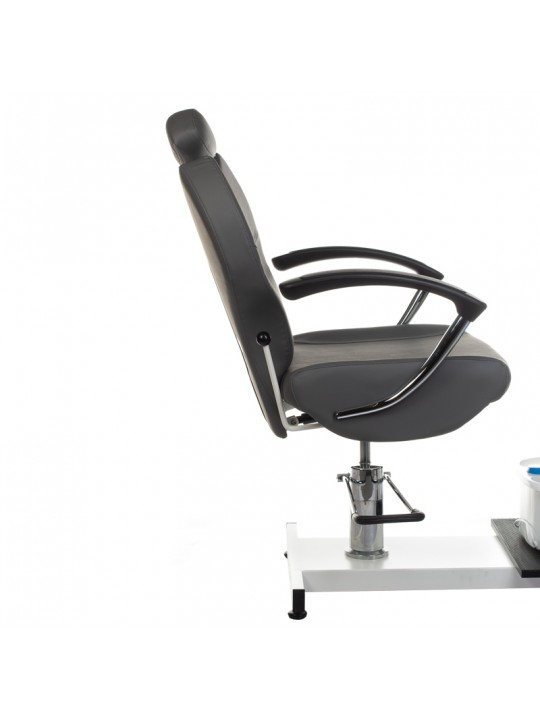 Pedicure chair with foot massager BR-2301 grey