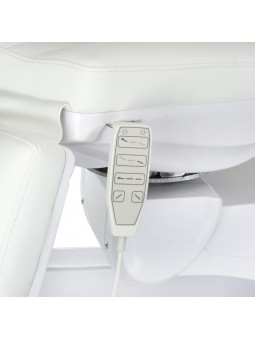 Elektryczny fotel kosmetyczny Mazaro BR-6672 Biały