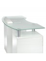 Манікюрний стіл з абсорбером BD-3453+P WHITE