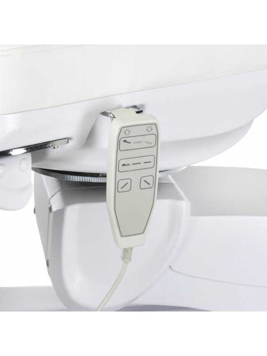 Elektryczny fotel kosmetyczny Mazaro BR-6672C Biał