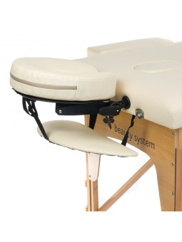 Stół do masażu i rehabilitacji BS-523 Kremowy