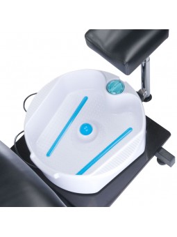 BW-100 Pedikürestuhl mit Fußmassagegerät, schwarz