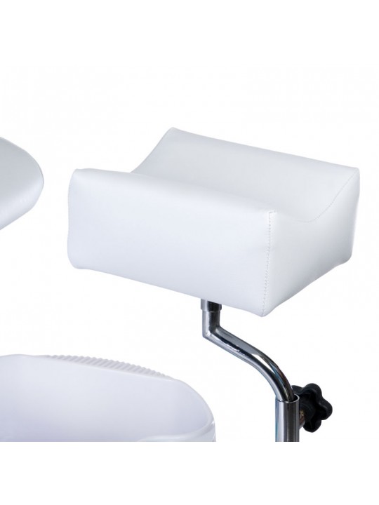 Pedicure chair with foot massager BW-100 white