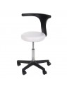 Medical stool + armrest NG-CH049 white