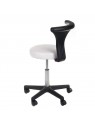 Medical stool + armrest NG-CH049 white