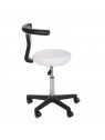 Medical stool + armrest NG-CH049 white