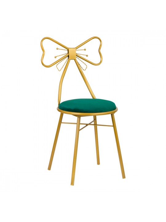 Velvet DT2 ribbon chair, green