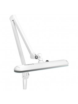 LED-Werkstattleuchte Elegante 801-s mit weißem Standard-Schraubstock