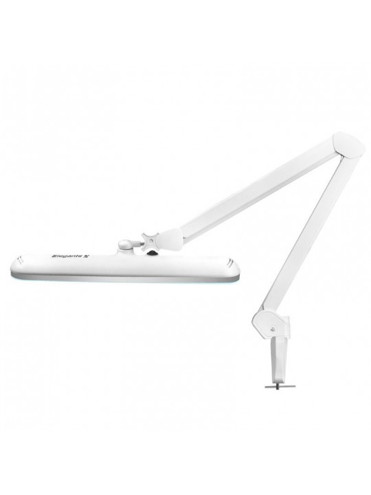LED dílenské svítidlo Elegante 801-s s bílým standardním svěrákem