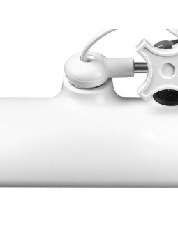 LED-Werkstattleuchte Elegante 801-s mit weißem Standard-Schraubstock