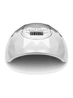 Lampa UV LED Shiny 86W biała/srebrna perła