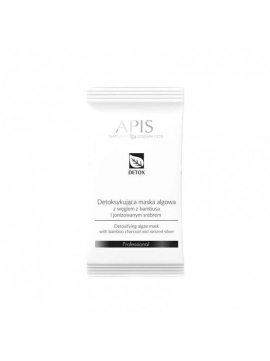 Apis detox detoxifying algae mask with bamboo charcoal and ionized silver 20 g