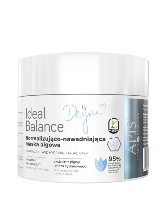 Apis ideal balance by deynn, normalizing and hydrating algae mask 100 g