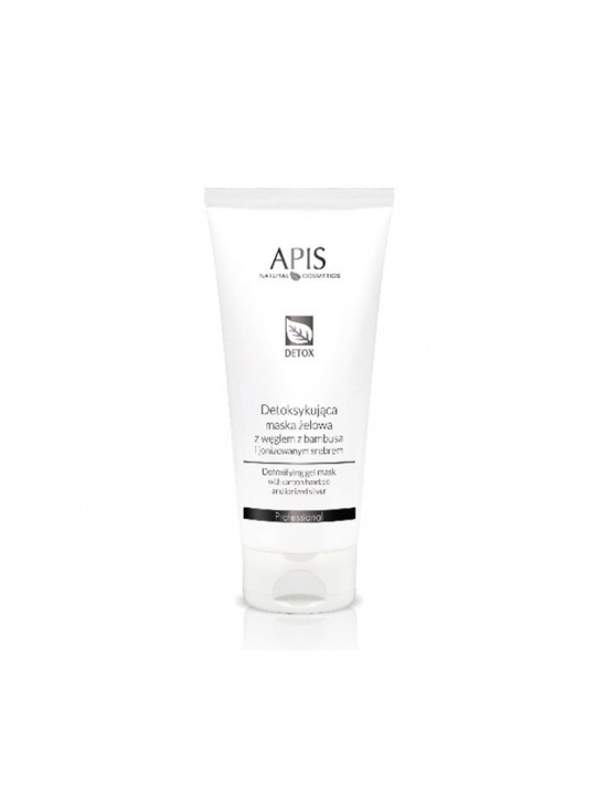 Apis detoxifying gel mask with bamboo charcoal and ionized silver 200 ml