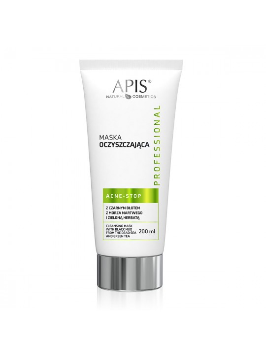 Apis acne-stop cleansing mask with black mud 200 ml