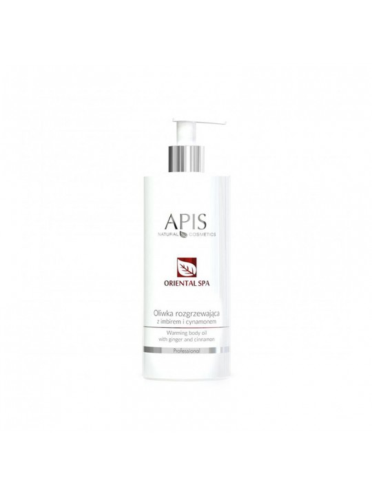 Apis Oriental Spa wärmendes Öl mit Ingwer und Zimt 500 ml