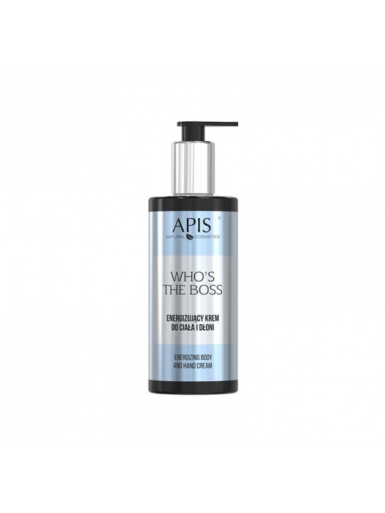 Apis who's the boss energizing body and hand cream, 300 ml