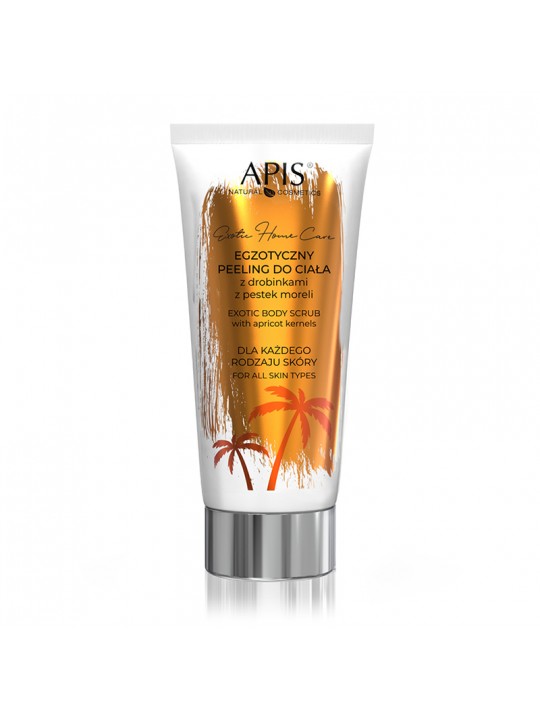 Apis exotic home care exotic body scrub with apricot seed particles 200 ml