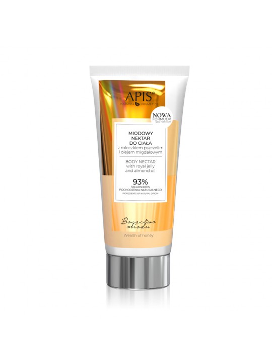 Apis moisturizing and smoothing body nectar with honey, royal jelly and argan oil 200 ml