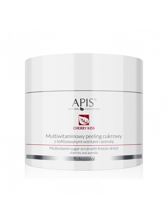 Apis multivitamin sugar scrub with freeze-dried cherries and acerola 220 g