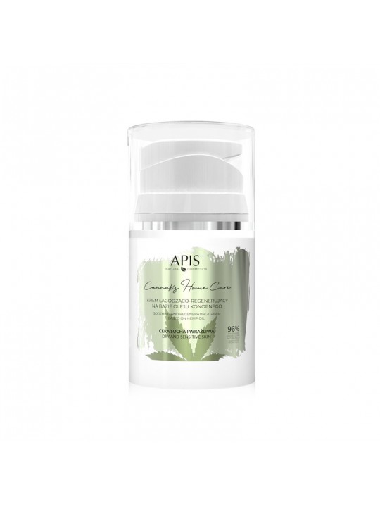 Apis cannabis home care soothing and regenerating cream based on hemp oil 50 ml